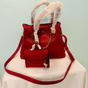 Two pieces Chrisbella Ladies hand bag. New